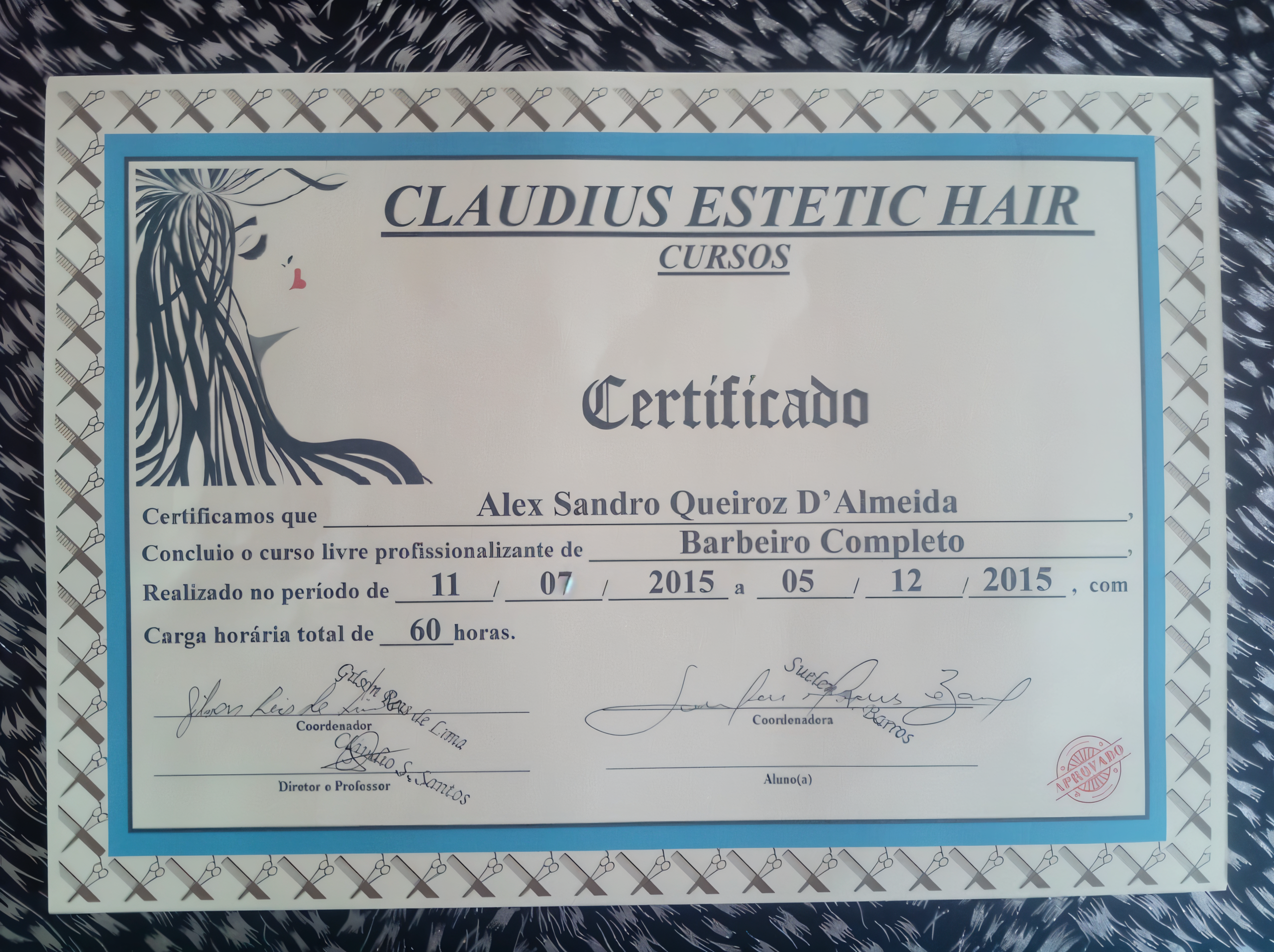 Ambiente da barbearia